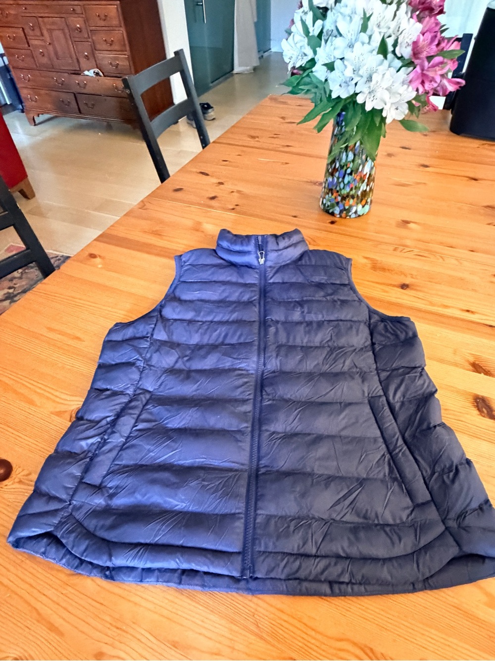 32 Degrees Navy Quilted Puffer Vest